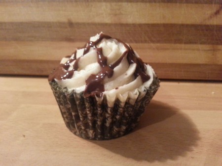 Cupcakes plátano y chocolate